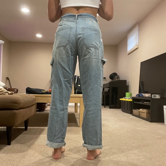 Forever 21 Carpenter-Style Denim Jeans - Picture 4 of 6